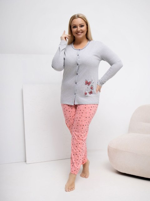 Piżama DU-PI-FP-509.99P szary 3XL