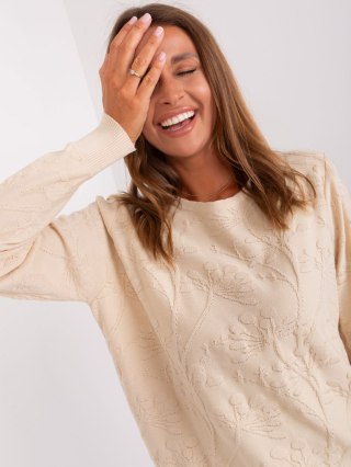 Sweter AT-SW-2231.99P jasny beżowy