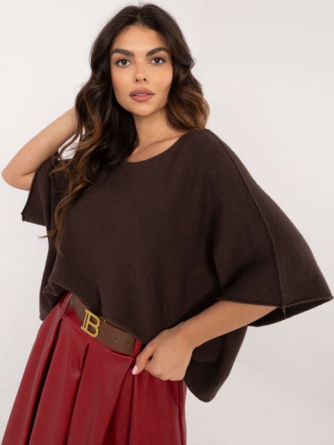 Sweter IT-SW-0811.82P ciemny brązowy