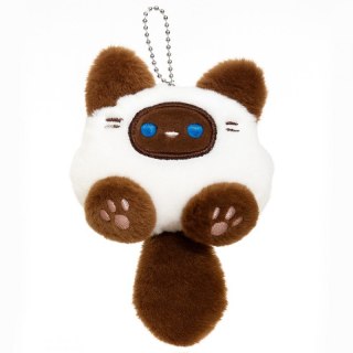 Brelok Pluszowy Kotek Piszczący z Ogonkiem BRL371