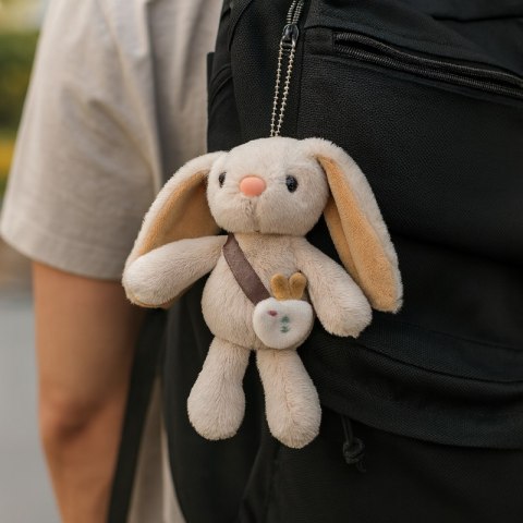 Pluszowy brelok królik jako ozdoba do torebki