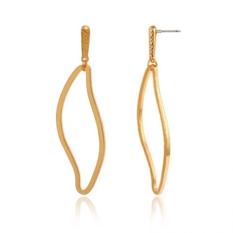 KOLCZYKI WISZĄCE ZŁOTE K931Z