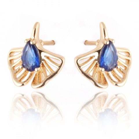 Kolczyki ze stali szlachetnej pozłacanej KST2287