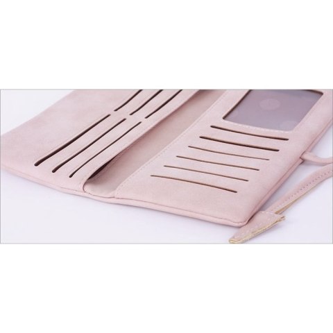 Miękki portfel damski czarny PW75CZ – pojemny i stylowy