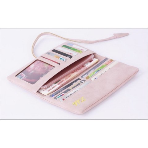 Portfel Damski Nubuk Miękki Czarny PW75CZ