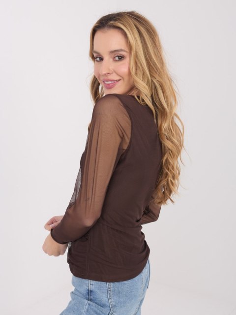 Bluzka IT-BZ-21915.57 ciemny brązowy