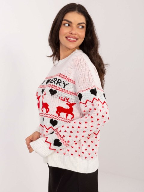 Sweter MI-SW-2111.89 ecru