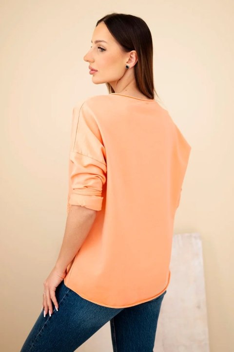 Morelowa bluzka damska z bawełny – codzienna stylizacja