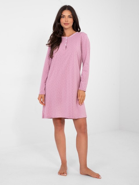 Koszula nocna DU-KN-FP-105.36 ciemny różowy M