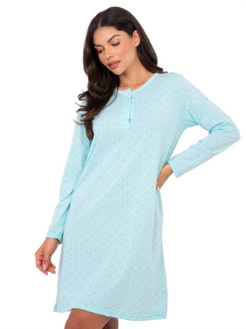 Koszula nocna DU-KN-FP-105.36 mietowy M