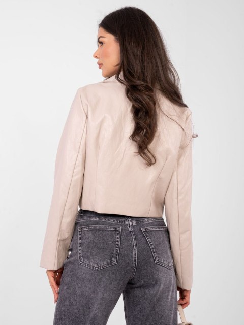 Marynarka damska z poduszkami na ramionach RUE PARIS – krótki krój