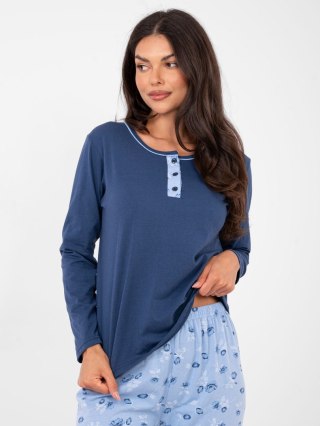 Piżama DU-PI-FP-007.69 ciemny niebieski XL