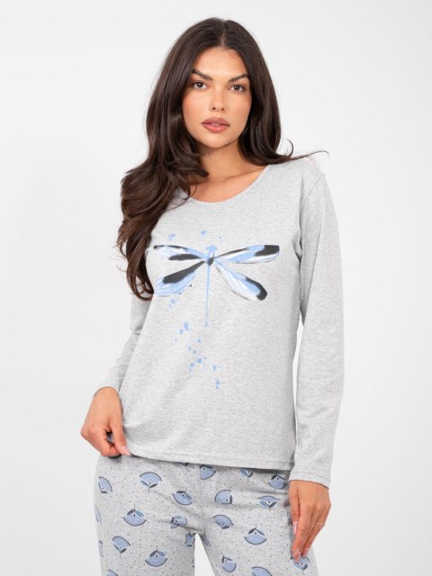 Piżama DU-PI-FP-008.30 szary 2XL