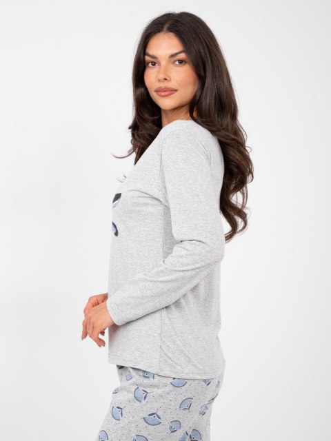 Piżama DU-PI-FP-008.30 szary L