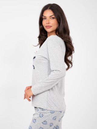 Piżama DU-PI-FP-008.30 szary M