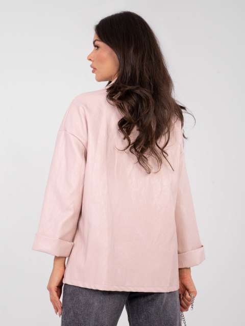 Modna różowa marynarka damska one size RUE PARIS