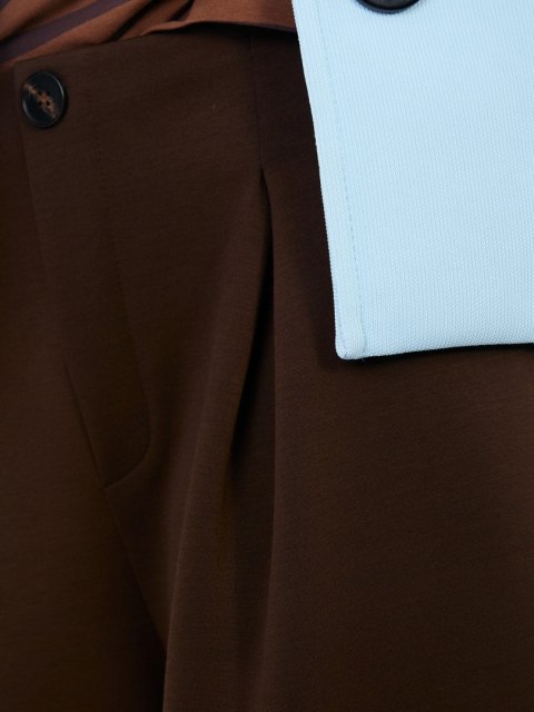 Spodnie IT-SP-9995.16P ciemny brązowy