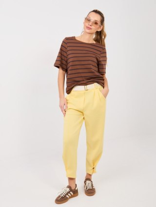 Spodnie MI-SP-P6224.71 jasny żółty