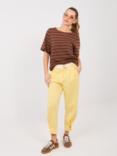 Spodnie MI-SP-P6224.71 jasny żółty