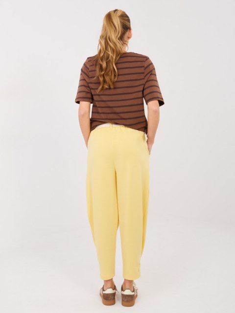 Spodnie MI-SP-P6224.71 jasny żółty
