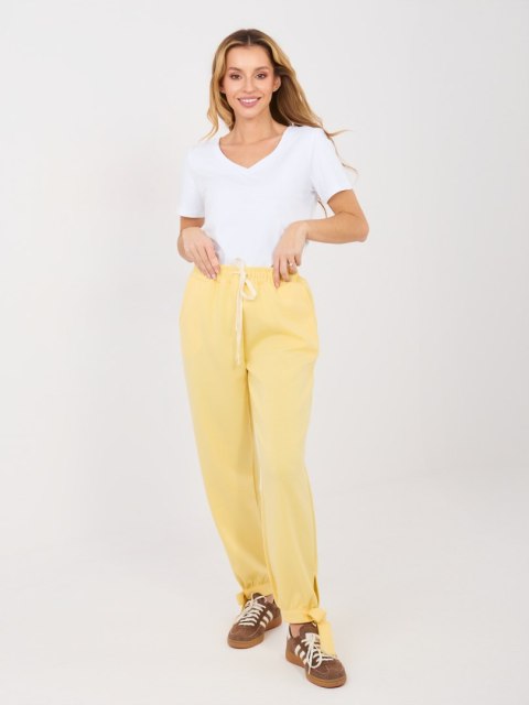 Spodnie MI-SP-P6845.68 jasny żółty