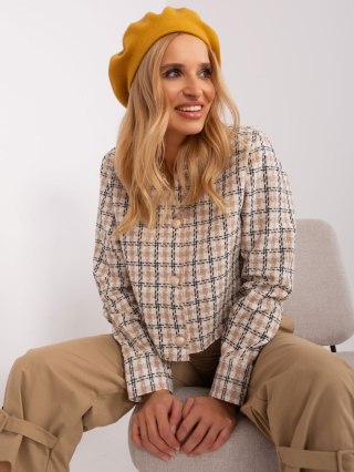 Czapka AT-CZ-231305.85P ciemny żółty