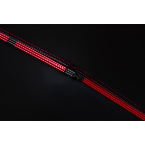 Duży, elegancki i składany parasol w burgundowym kolorze - Peterson