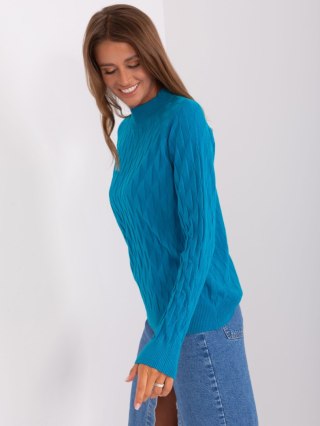 Sweter AT-SW-2326.37X turkusowy