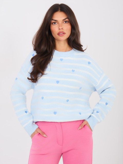 Sweter PM-SW-J021.75 jasny niebieski