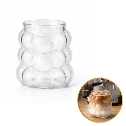 Szklanka bąbelkowa Bubble do kawy latte i drinków