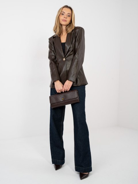 Marynarka IT-MA-FL10090.81 ciemny brązowy L/XL