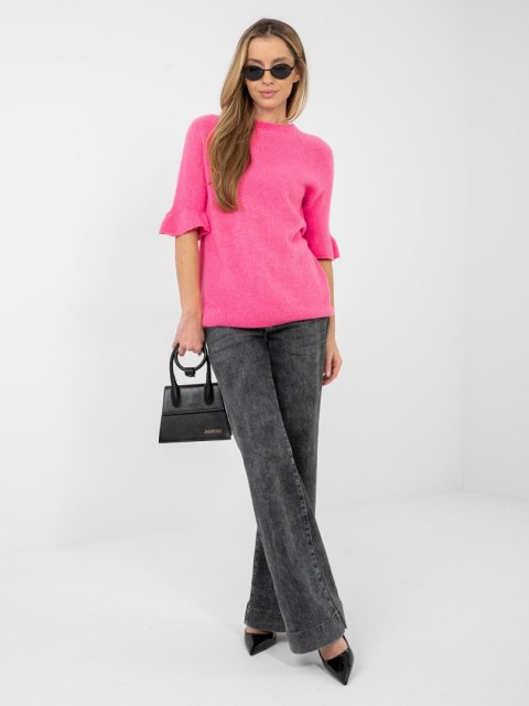 Sweter MI-SW-1901.66 ciemny różowy