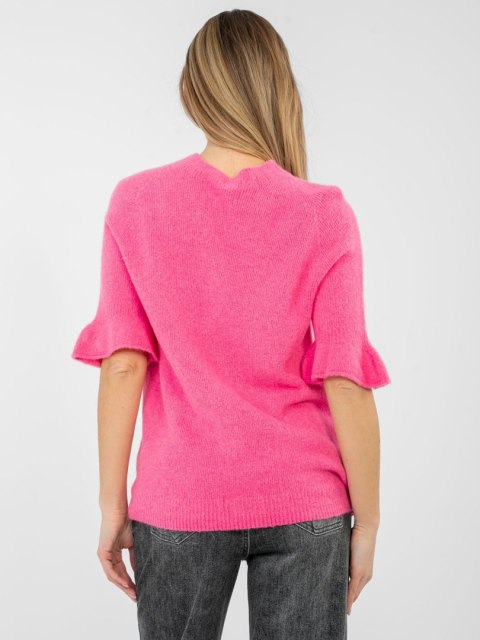 Sweter MI-SW-1901.66 ciemny różowy