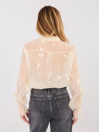 Koszula LK-KS-510104.98 beżowy L/XL