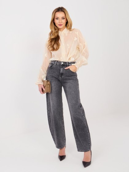 Koszula LK-KS-510104.98 beżowy S/M