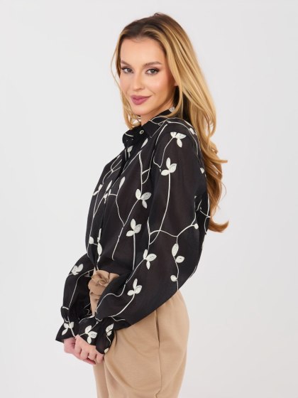 Koszula LK-KS-510104.98 czarny S/M