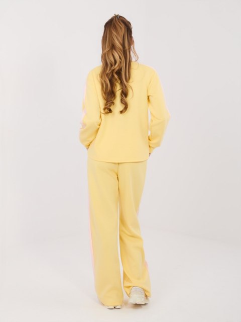Wygodny żółty komplet damski na co dzień i spacer RUE PARIS