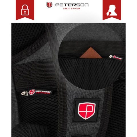 Podróżny, wodoodporny plecak z poliestru - Peterson