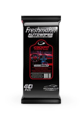 Chusteczki nawilżane do kokpitu Freshmaker AutoWipes 40 szt