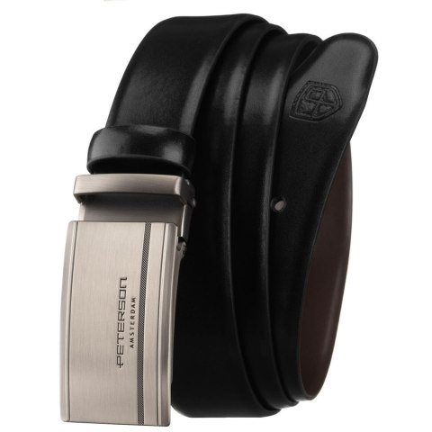 Zestaw prezentowy dwustronny pasek skórzany Peterson + 2 klamry
