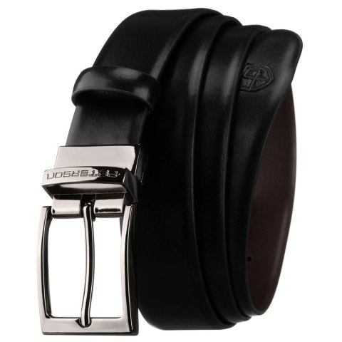 Zestaw prezentowy dwustronny pasek skórzany Peterson + 2 klamry