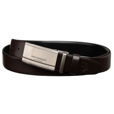 Zestaw prezentowy dwustronny pasek skórzany Peterson + 2 klamry