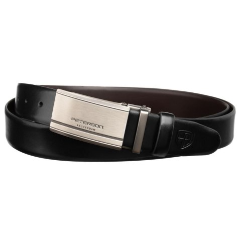 Zestaw prezentowy dwustronny pasek skórzany Peterson + 2 klamry