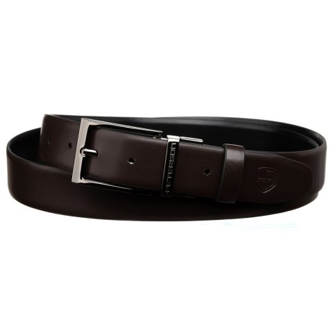 Zestaw prezentowy dwustronny pasek skórzany Peterson + 2 klamry