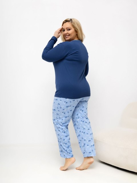 Piżama DU-PI-FP-510.13 ciemny niebieski 2XL