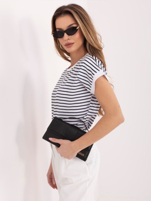 T-shirt RV-TS-A1125.85 biało-granatowy