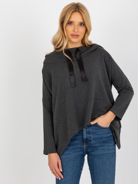 Bluzka EM-BZ-HS-20-218.27 ciemny szary S