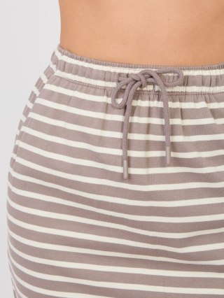 Spódnica D12127M50254A ciemny bezowy L