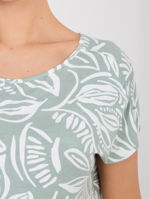 T-shirt D12110M02646E pistacjowy XXL