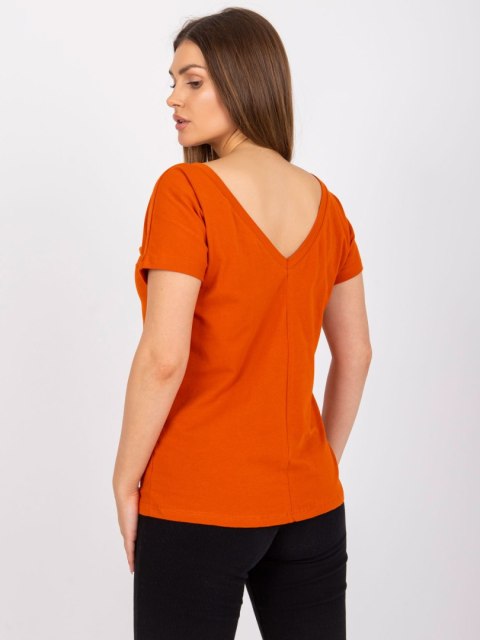 T-shirt-RV-TS-4662.39P-ciemny pomarańczowy